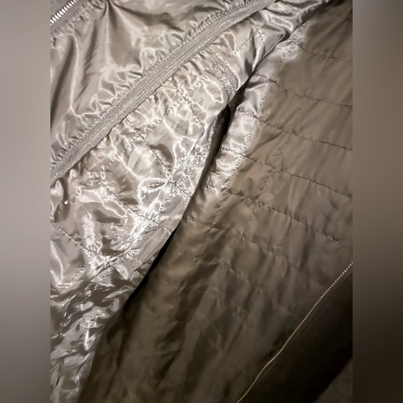 Kenneth Cole wool blend coat with zipper and buttons double breasted button - Picture 5 of 11